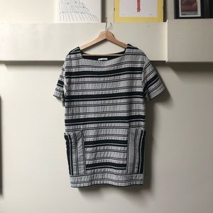 Zara Striped Short Dress/Long top